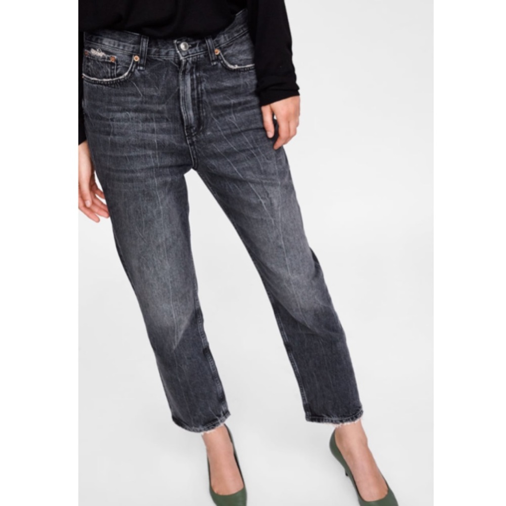 Zara woman high waisted premium jeans - Picture 5 of 8